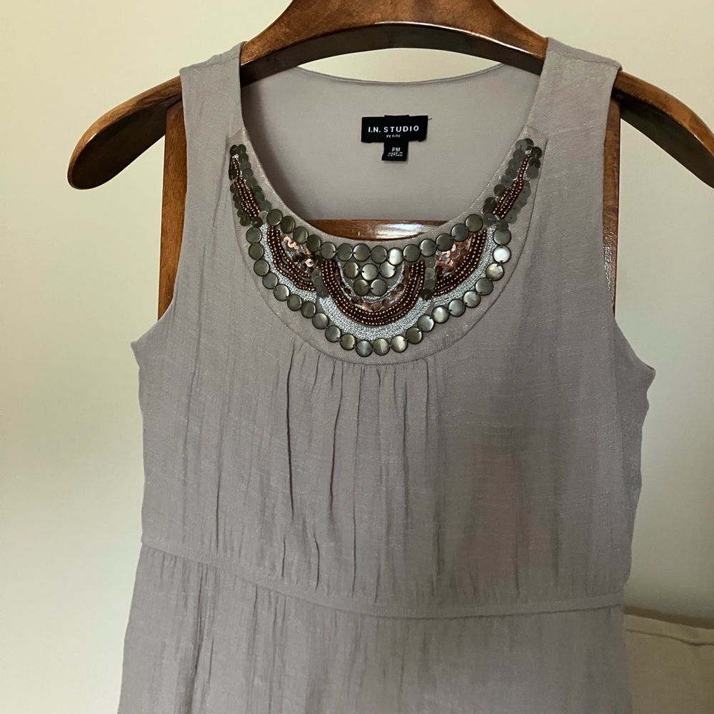 I.N. Studio Tan Maxi Dress